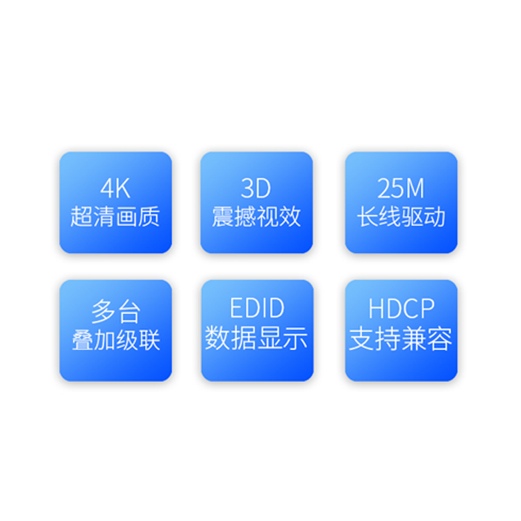 1进16出4k高清HDMI分配器